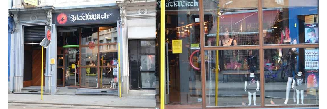 Gothic shop Antwerpen, kleding