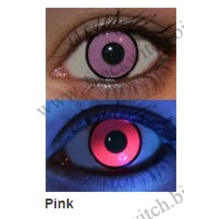 UV glow lenses Pink