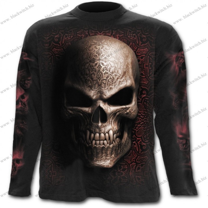 T-shirt Goth skull