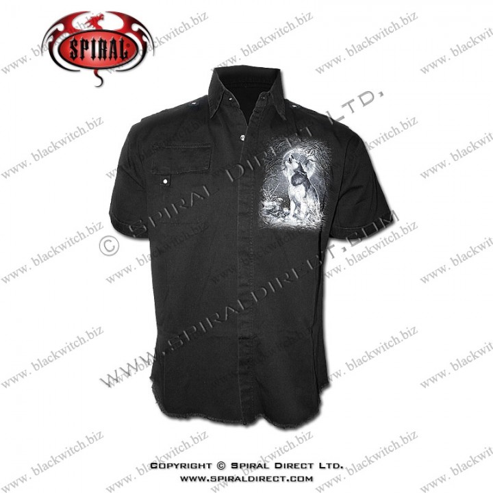 Men´s shirt White wolf