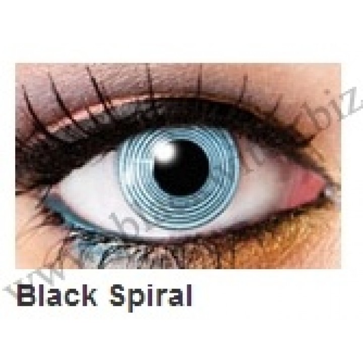 Funky lenses Black Spiral