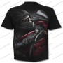 T-­Shirt Black Demon Biker ­