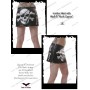 Leather Skirt with Skull and Rock Queen