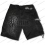 Vintage Cargo Shorts Black Stained Tribal