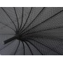 Umbrella black polkadots