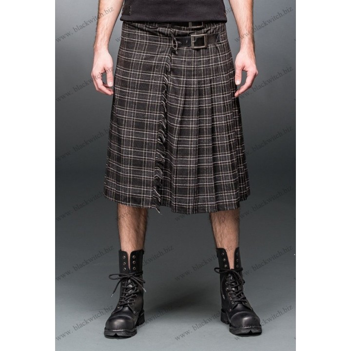 Grijze geruite Kilt