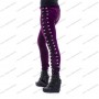 Beetle leggings ladies purple