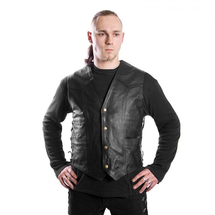 Leder vest