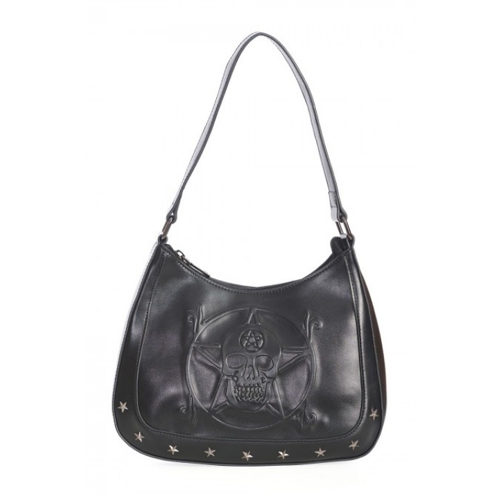 WHITE MAGIC SKULL SHOULDER BAG