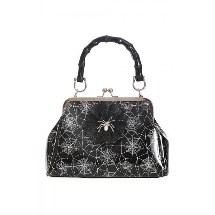 KILLIAN HANDBAG black/silver